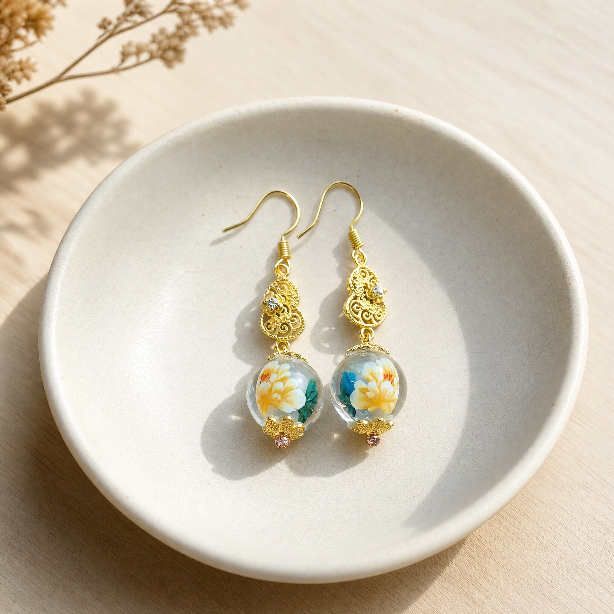Intangible Cultural Heritage - Engraved Ear Rings - Image 3